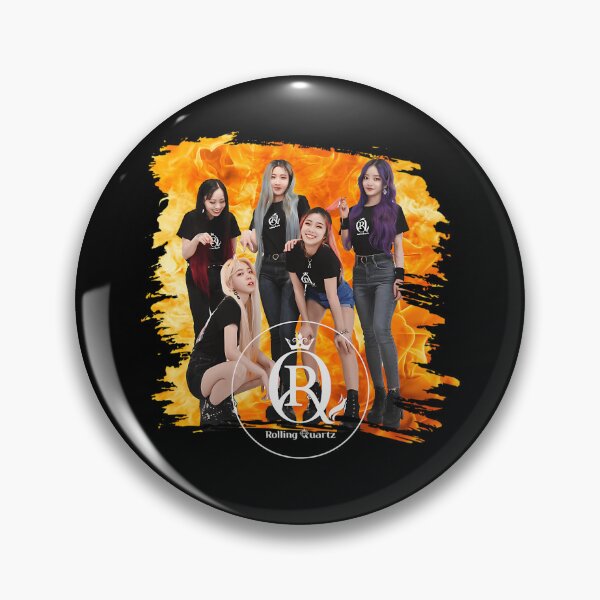 Item preview, Rolling Quartz South Korean Band Flame Poster designed and sold by pixelandmerch.
