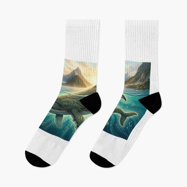 Item preview, Guardians of the Fjords — Whale and Dolphins designed and sold by Hawaii26.