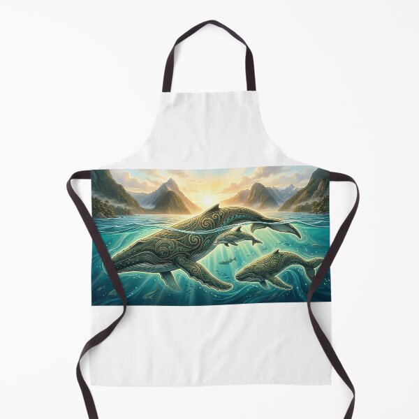 Item preview, Guardians of the Fjords — Whale and Dolphins designed and sold by Hawaii26.