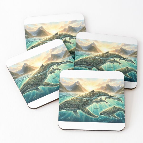Item preview, Guardians of the Fjords — Whale and Dolphins designed and sold by Hawaii26.