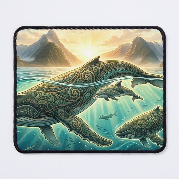 Item preview, Guardians of the Fjords — Whale and Dolphins designed and sold by Hawaii26.
