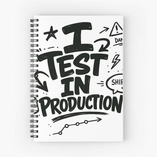 Artikelvorschau, Ich teste in der Produktion – Lustiger Programmierer DevOps-Codierungsdesign entworfen und verkauft von NONAHEMA.