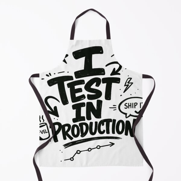 Item preview, I Test in Production - Funny Programmer DevOps Coding Design designed and sold by NONAHEMA.
