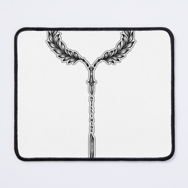 Item preview, Still I Rise Dagger Laurel Wreath Tattoo Style Vector designed and sold by owsam.