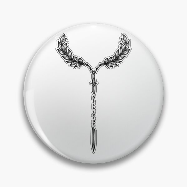 Item preview, Still I Rise Dagger Laurel Wreath Tattoo Style Vector designed and sold by owsam.