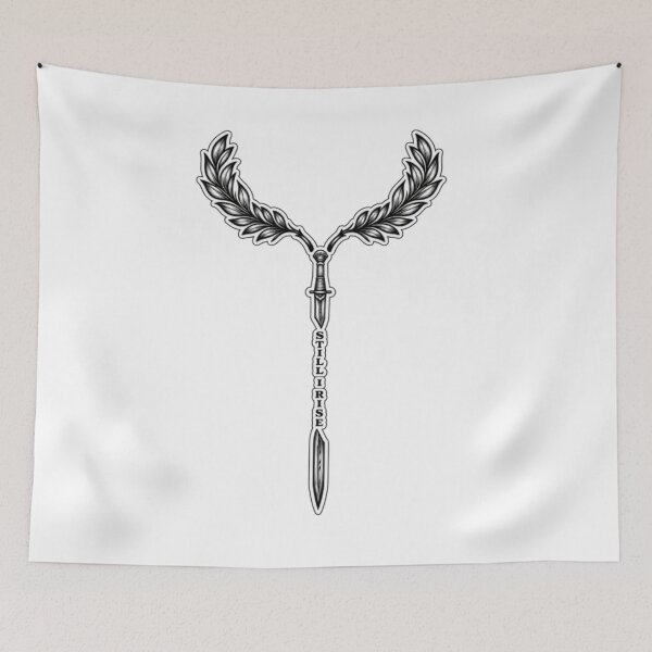 Item preview, Still I Rise Dagger Laurel Wreath Tattoo Style Vector designed and sold by owsam.