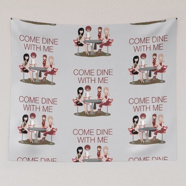 Item preview, Come Dine With Me…Just Girls! (on Grey) designed and sold by PawsitiveMum3.