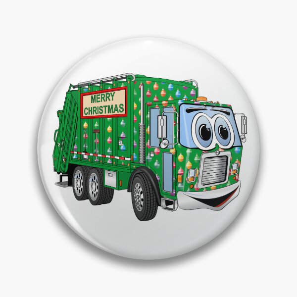 Item preview, Christmas Garbage Truck Cartoon designed and sold by Scott Hayes.
