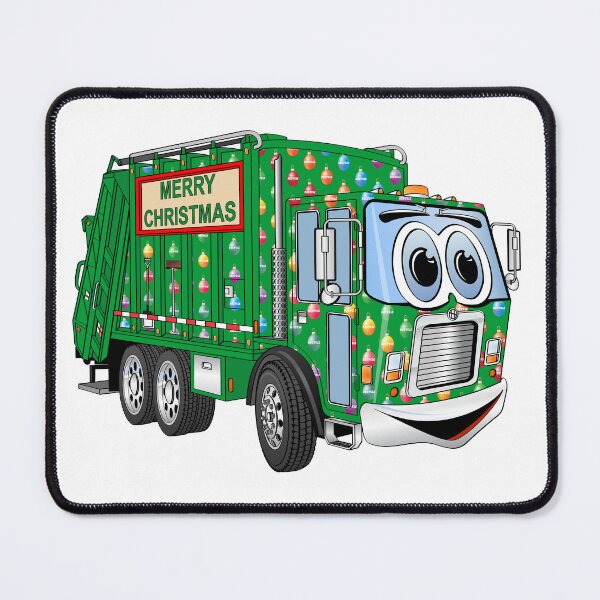 Item preview, Christmas Garbage Truck Cartoon designed and sold by Scott Hayes.