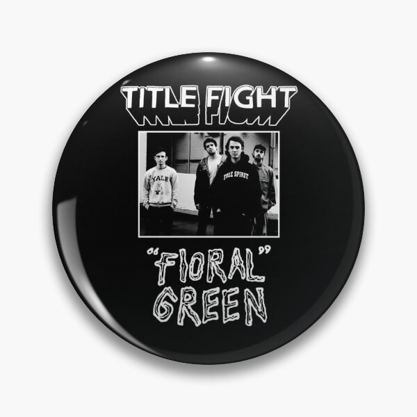 Item preview, Title Fight Floral Green Band Poster designed and sold by Alaa Bousmaha.