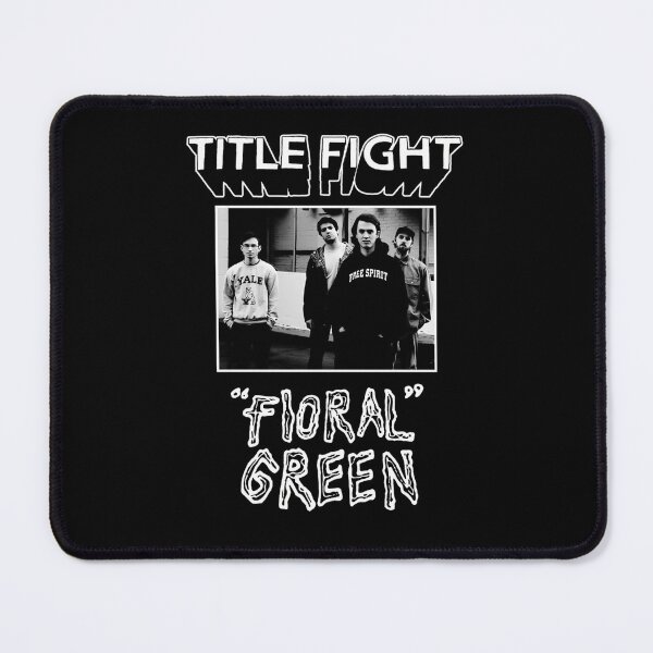 Item preview, Title Fight Floral Green Band Poster designed and sold by Alaa Bousmaha.