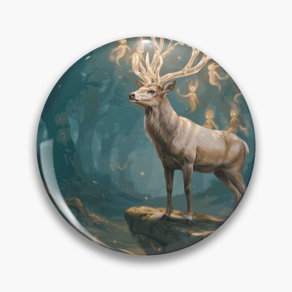 Item preview, Spirit Stag with Glowing Branch Antlers designed and sold by DylanHarwood.
