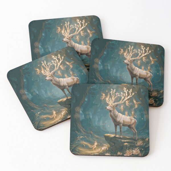 Item preview, Spirit Stag with Glowing Branch Antlers designed and sold by DylanHarwood.