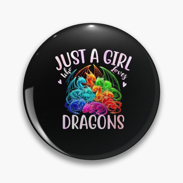 Item preview, Just a Girl Who Loves Dragons Colorful Fantasy Design designed and sold by Ostericaimusa.