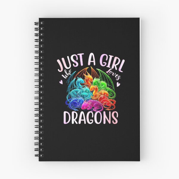 Item preview, Just a Girl Who Loves Dragons Colorful Fantasy Design designed and sold by Ostericaimusa.
