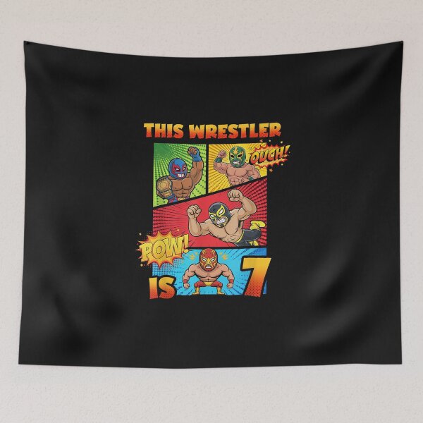 Item preview, Wrestling 7th Birthday This Wrestler is 7 Cute Comic Book designed and sold by LillyDalgarno.
