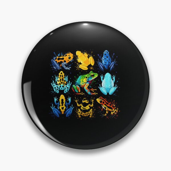 Item preview, Poison Dart Frog Species Collection Colorful Amphibian Wildlife Design designed and sold by MiALopezArt.