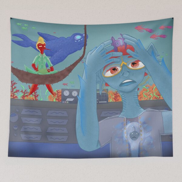 Item preview, Tonze and Haste, Sea Creature, Hummingbird Creature designed and sold by PastelsCreatures.