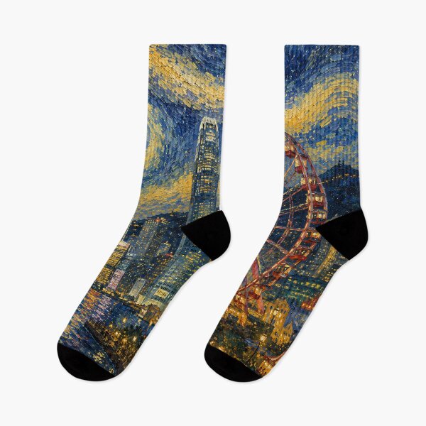 Item preview, Hong Kong - Van Gogh's Dream Travels (Impressionist Art) designed and sold by ianm1028.