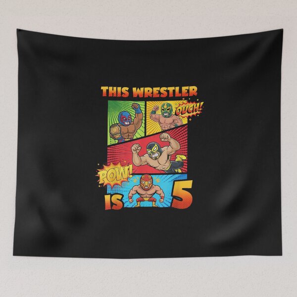 Item preview, Wrestling 5th Birthday This Wrestler is 5 Cute Comic Book designed and sold by LillyDalgarno.