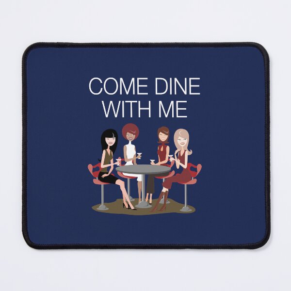 Item preview, Come Dine With Me…Just Girls! (on Navy) designed and sold by PawsitiveMum3.