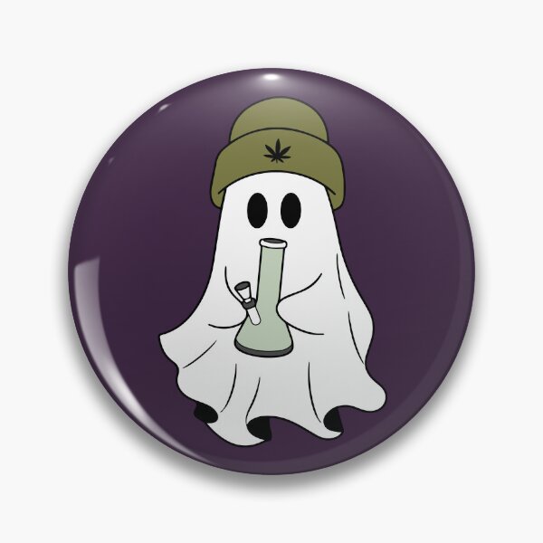 Item preview, Halloween Ghost With Bong - 420 Design designed and sold by Cannaxes Studio.