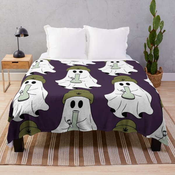Item preview, Halloween Ghost With Bong - 420 Design designed and sold by Cannaxes Studio.
