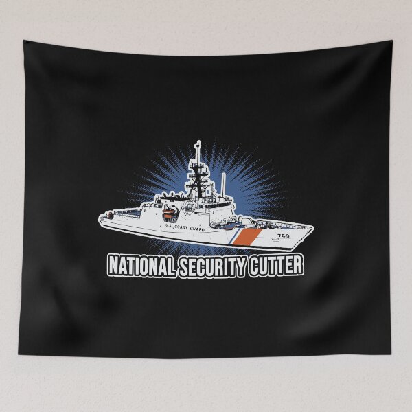 Item preview, National Security Cutter Pop-Art Illustration| Coast Guard Maritime Design designed and sold by Coasties.