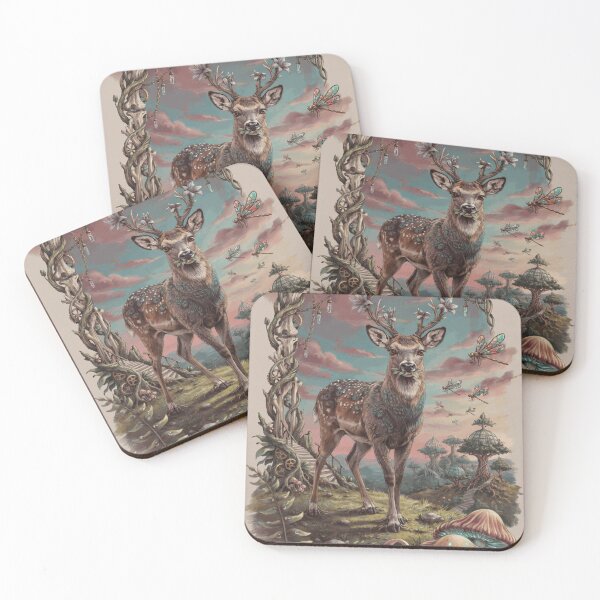 Item preview, Surreal Steampunk Deer Fantasy Wonderland designed and sold by DylanHarwood.