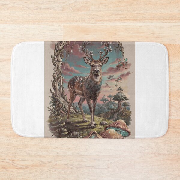 Item preview, Surreal Steampunk Deer Fantasy Wonderland designed and sold by DylanHarwood.
