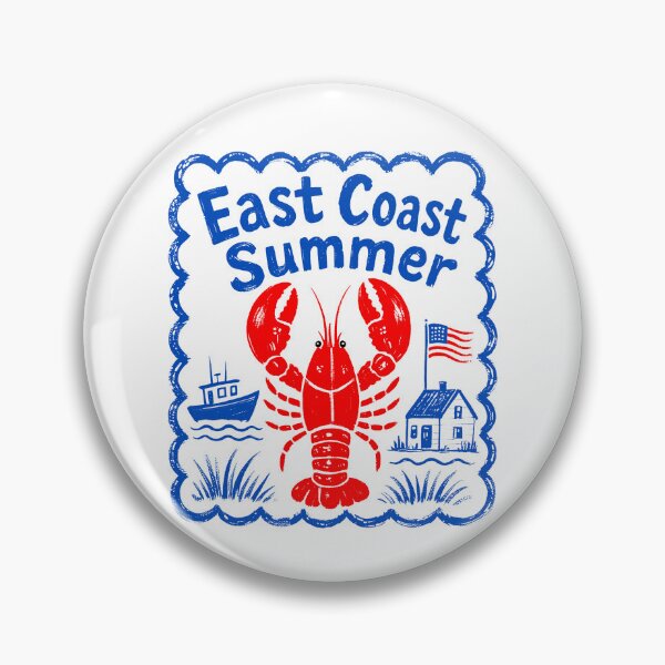 Item preview, East Coast Summer Funny Crawfish designed and sold by ellapaintcoast.