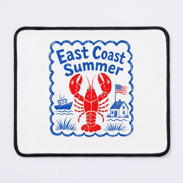 Item preview, East Coast Summer Funny Crawfish designed and sold by ellapaintcoast.