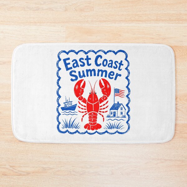 Item preview, East Coast Summer Funny Crawfish designed and sold by ellapaintcoast.
