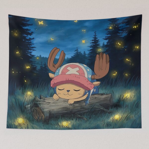 Item preview, Chopper Sleeping Under Fireflies designed and sold by PRINTATSTUDIO.
