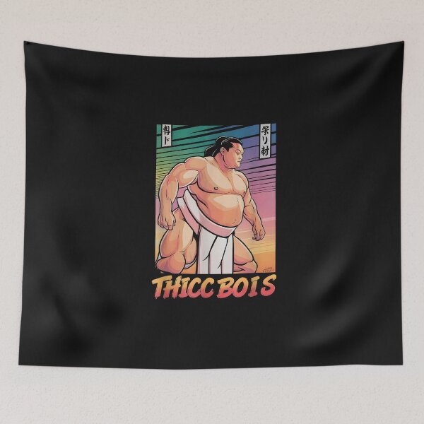 Item preview, Thicc Boys Japan Wrestler Funny Sumo Wrestling Mawashi designed and sold by LillyDalgarno.