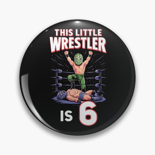 Item preview, 6th Wrestling Birthday Party This Little Wrestler is 6 designed and sold by LillyDalgarno.