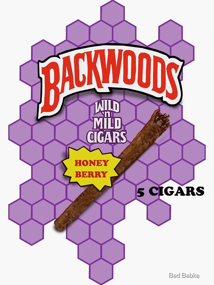 "Honey Berry Wood" Sticker for Sale by Bad Babka Redbubble