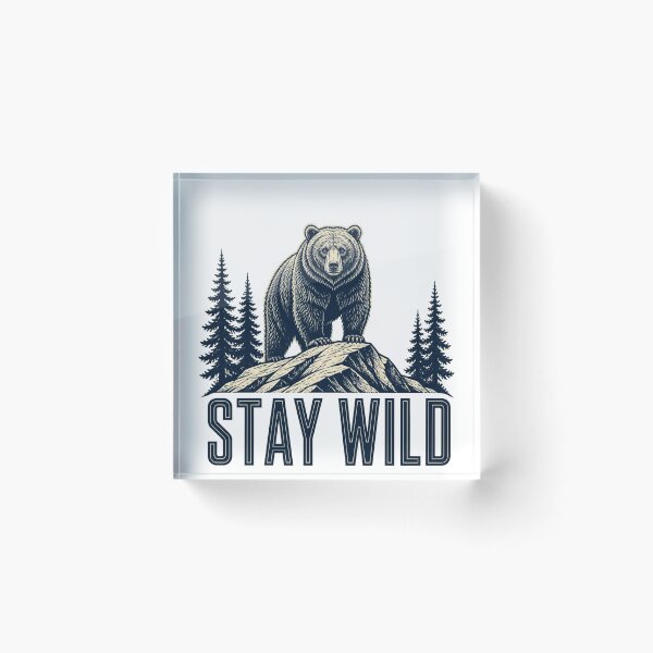 Item preview, Into The Wild Majestic Bear Mountain Adventure designed and sold by Wildlife2021.