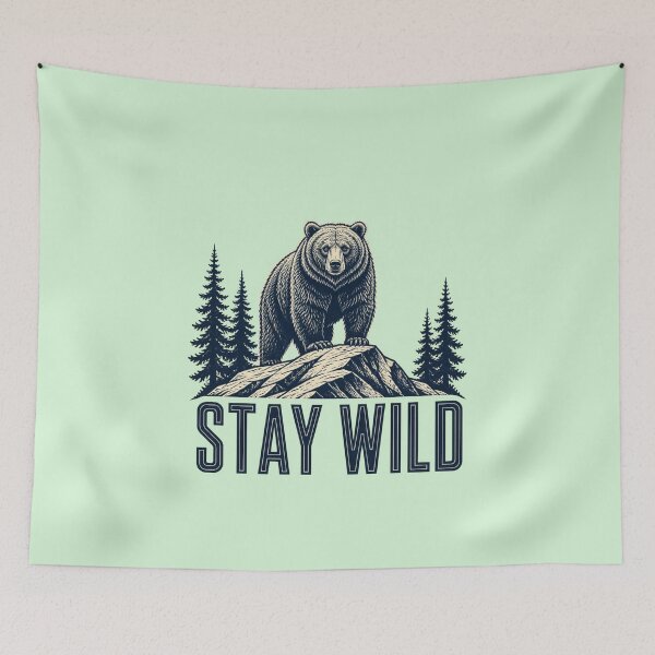 Item preview, Into The Wild Majestic Bear Mountain Adventure designed and sold by Wildlife Wonders.