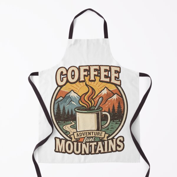 Item preview, **Coffee & Mountains** designed and sold by ViajedorStore.