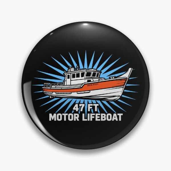 Item preview, 47 ft Motor Lifeboat Pop-Art Illustration| Coast Guard Search & Rescue Design designed and sold by Coasties.