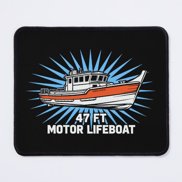 Item preview, 47 ft Motor Lifeboat Pop-Art Illustration| Coast Guard Search & Rescue Design designed and sold by Coasties.