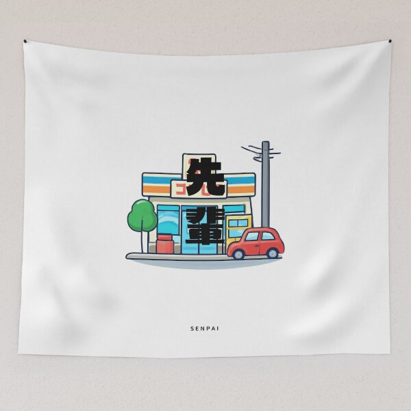 Item preview, Senpai | Konbini Convenience Store | Japanese Design designed and sold by JapanMemoir.