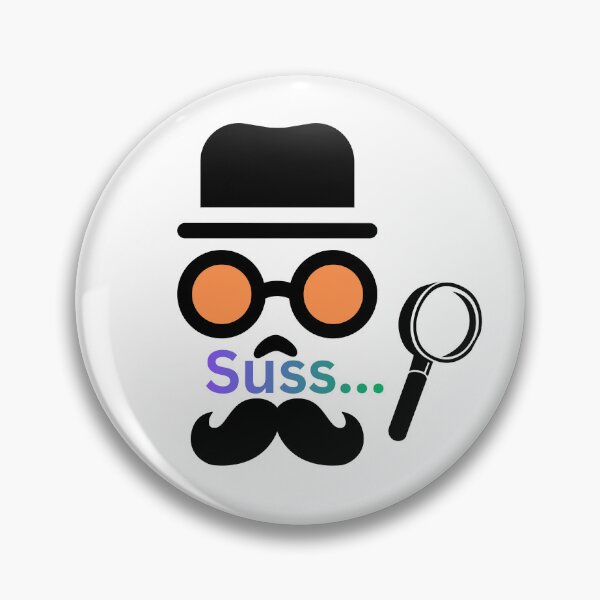 Item preview, Suss Funny Suspicious Cartoon Character designed and sold by Amilu Creative.
