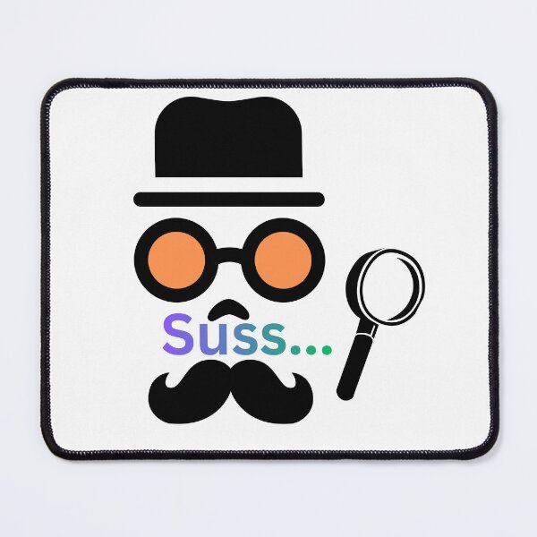 Item preview, Suss Funny Suspicious Cartoon Character designed and sold by Amilu Creative.