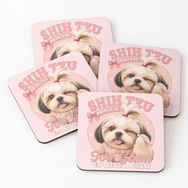 Item preview, Shih Tzu Princess – Too Glam to Give a Fluff designed and sold by PawsAndPallette .