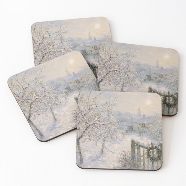 Item preview, Snowy Christmas Cottage Winter Wonderland designed and sold by GutyzDesignsES.