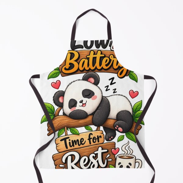 Item preview, Low Battery Time for Rest | Cute Sleepy Panda T-Shirt designed and sold by ✨ Daily Vibe Studio ✨.
