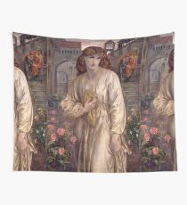 Salutation of Beatrice - Dante Gabriel Rossetti Wall Tapestry