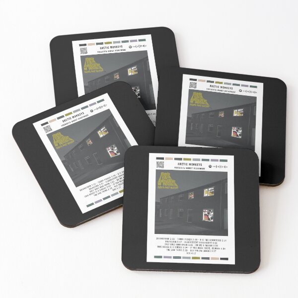 Item preview, Arctic Monkeys Favourite Worst Nightmare Tracklist Poster designed and sold by idartwork.